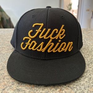 F*CK FASHION HAT - enemy to fashion